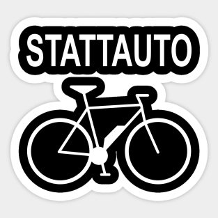 Stattauto Bicycle E-bike Instead Of Car V2 Sticker